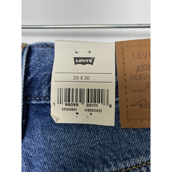 Levi’s 80’s High Rise Mom Jeans Size 26X30 Blue Distressed Pockets NWT - Picture 5 of 15